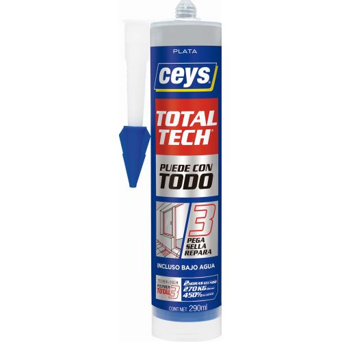 CEYS TOTAL TECH PLATA CARTUCHO 290ML